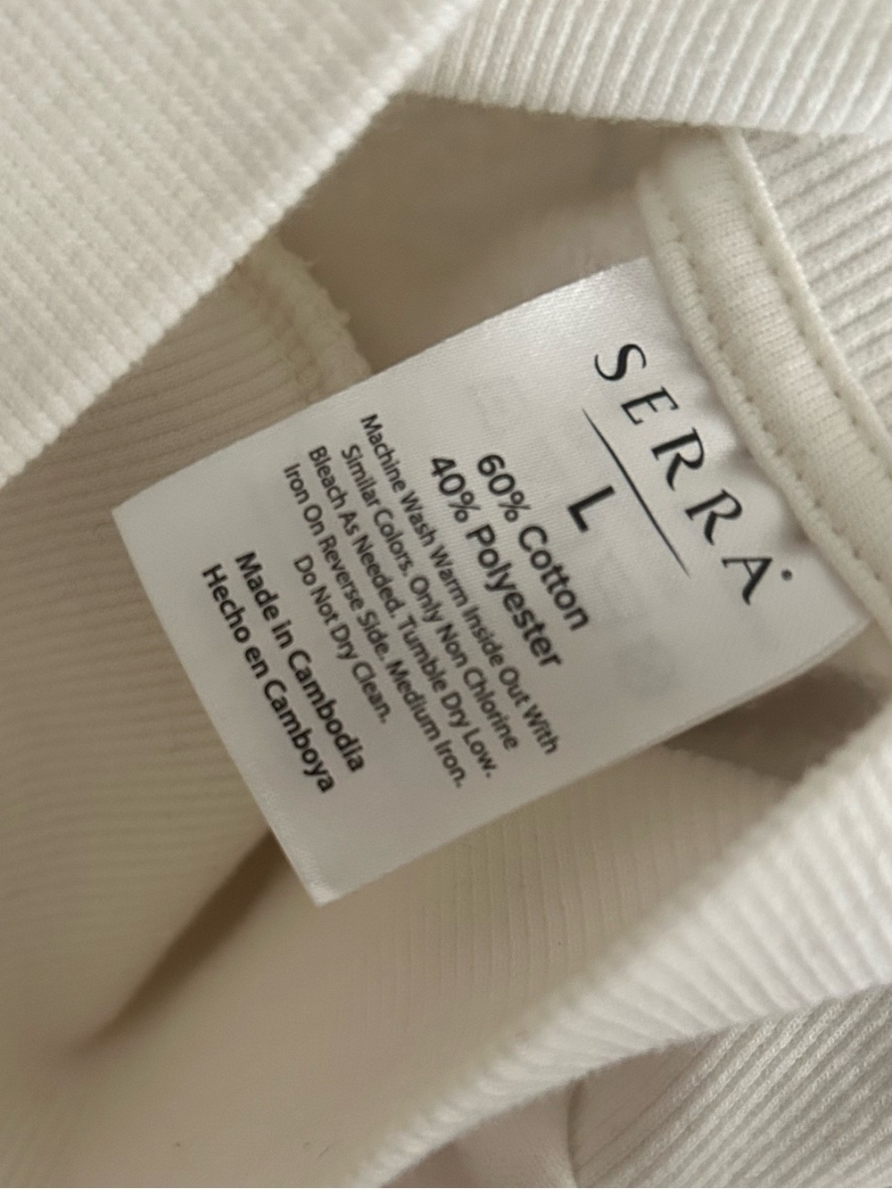 Serra Cream Black Windowpane Turtleneck Sweater Dress - Size Large - Picture 10 of 10